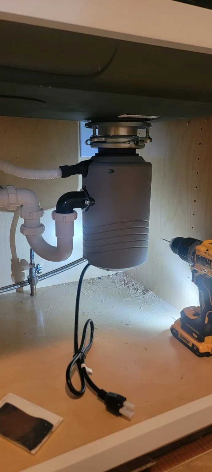 Garbage disposal installation